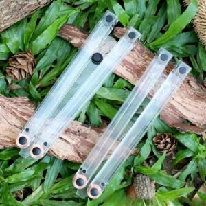 Transparent Butterfly Knife Uncut Training Knife Folding Knife Flinging Knife Plastic pc Squid Smiley Joker