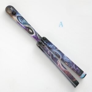 Butterfly Knife Jenny Fancy Plastic Knife Training Folding Knife Squid