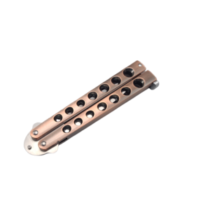 High Quality Helix Butterfly Balisong Knife BRONZE