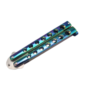 High Quality Helix Butterfly Balisong Knife RAINBOW