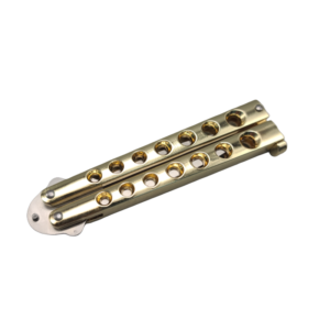 High Quality Helix Butterfly Balisong Knife GOLD
