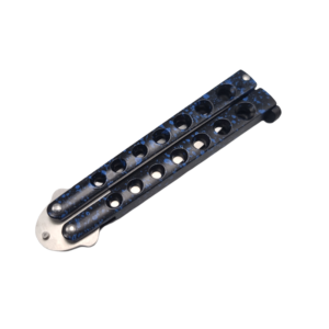 High Quality Helix Butterfly Balisong Knife BLUE
