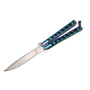 High Quality Helix Butterfly Balisong Knife RAINBOW