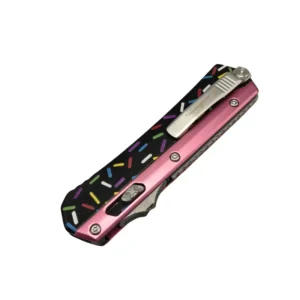 Sweet Warrior Snake OTF Knife – Pink & Black