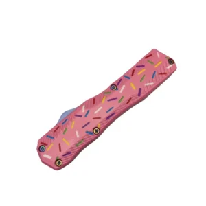 New Pink Donut Switchblade OTF Knife