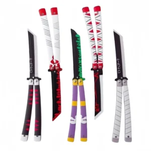 New butterfly knife blade folding knife balisong