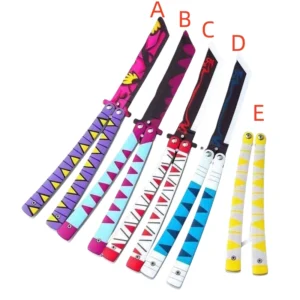 New butterfly knife blade folding knife balisong