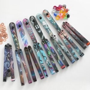 Butterfly Knife Jenny Fancy Plastic Knife Training Folding Knife Squid