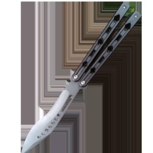 9 Curved Blade Balisong Trainer Knife