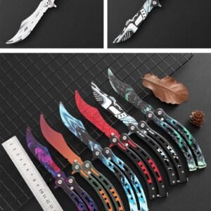 CSGO Butterfly Slaughter BALISONG Trainer Knife Upgraded