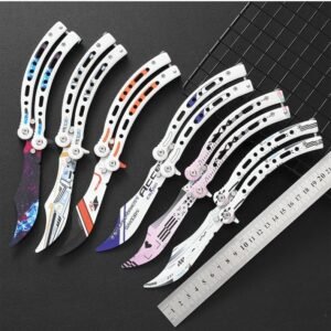 CSGO Butterfly Slaughter BALISONG Trainer Knife Upgraded